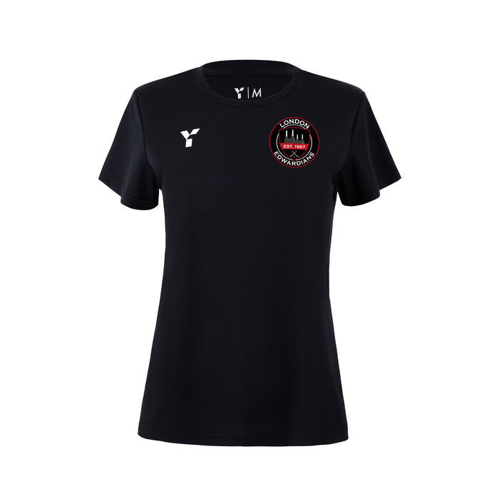 London Edwardians HC - Short Sleeve Training Top Women's Black
