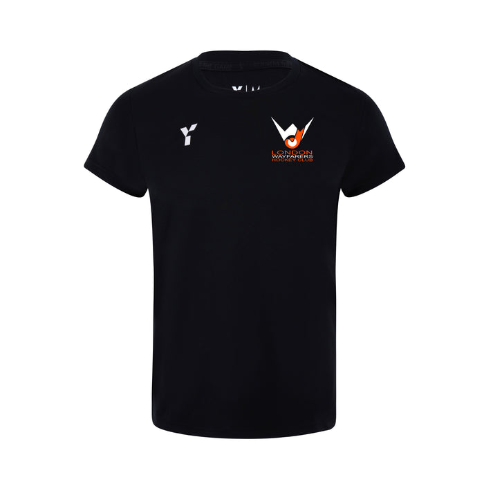 London Wayfarers HC - Junior Short Sleeve Training Top Unisex Black