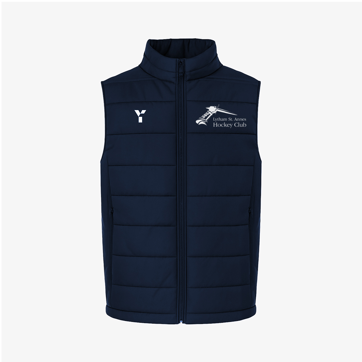 Lytham St Annes HC - Gilet Men's Navy club teamwear by Y1
