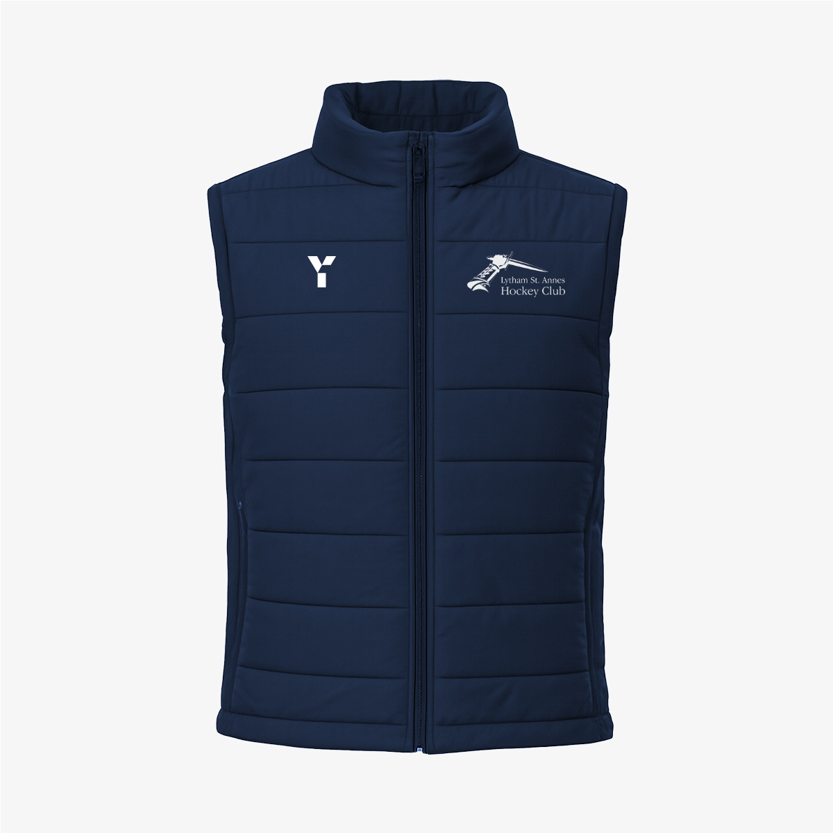 Lytham St Annes HC - Gilet Women's Navy club teamwear by Y1