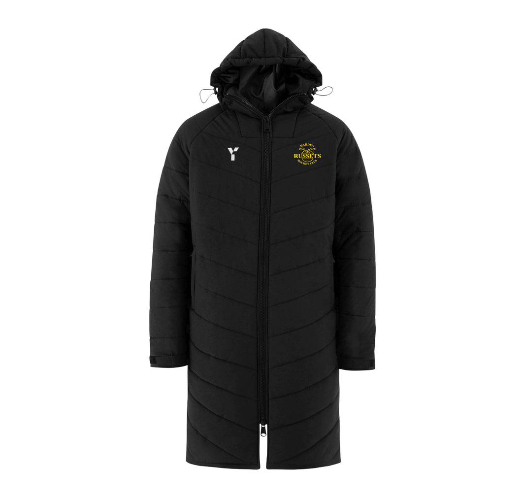 Marden Russets HC - Bench Jacket Unisex Black club teamwear by Y1