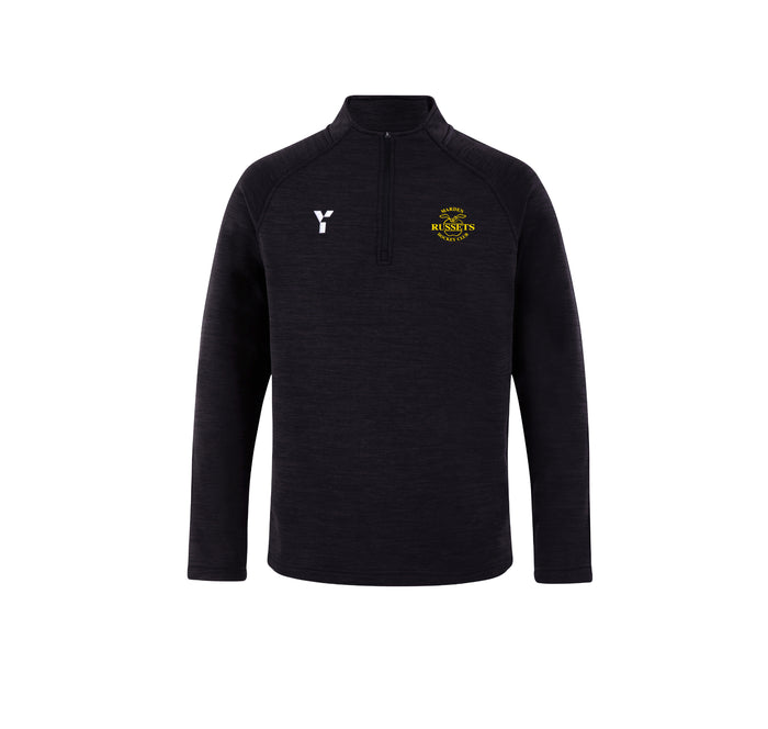 Marden Russets HC - Fugi Quarter Zip Unisex Black Melange club teamwear by Y1