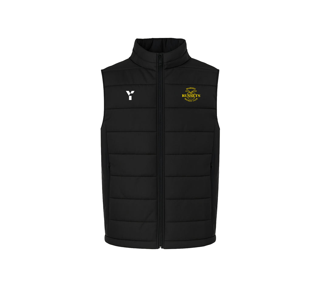 Marden Russets HC - Gilet Men's Black club teamwear by Y1