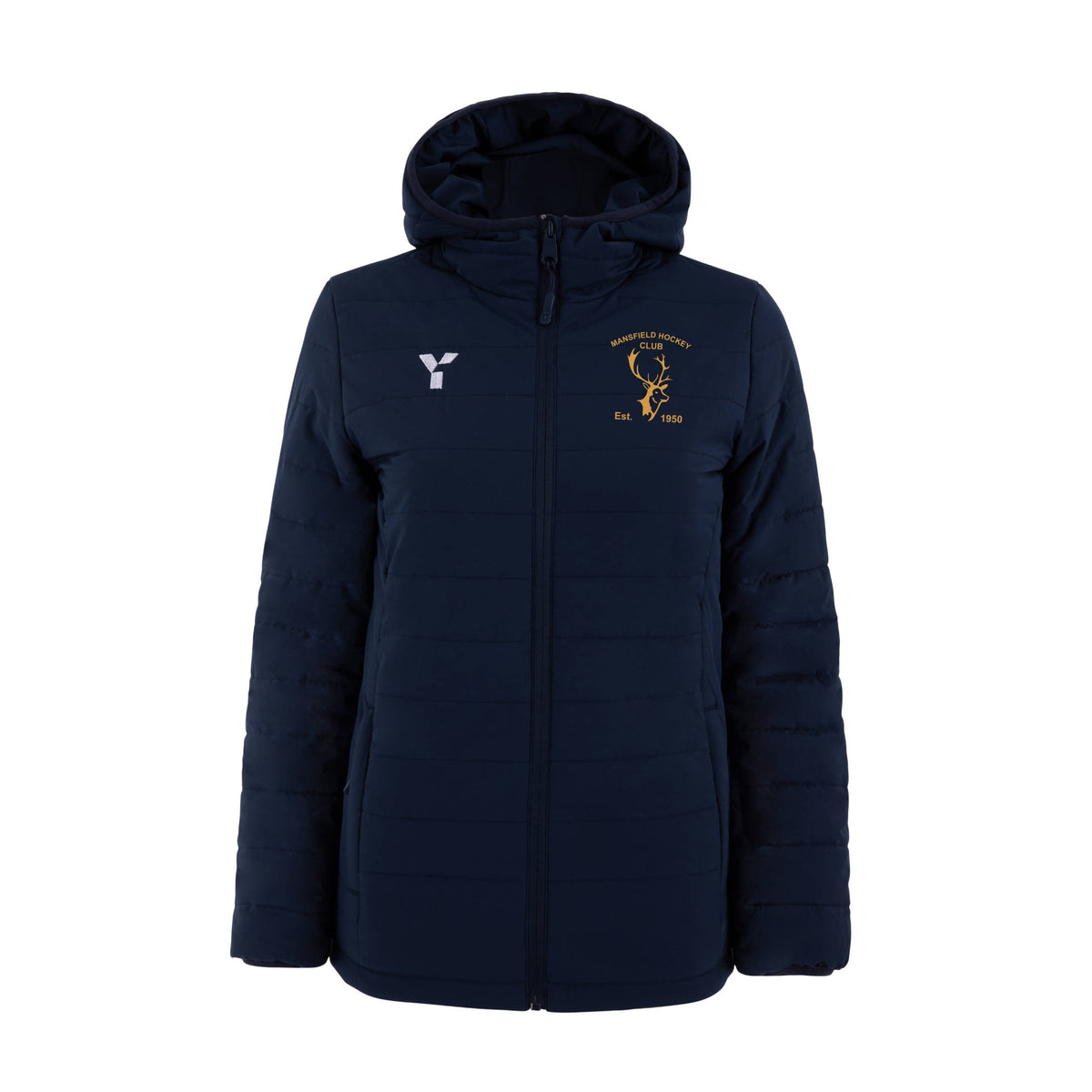 Mansfield HC - Padded Jacket Unisex Navy club teamwear by Y1