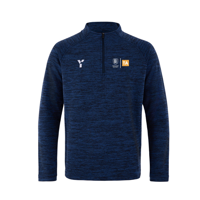 Old Loughtonians TA - Fugi Quarter Zip Unisex Navy Melange (SALE)