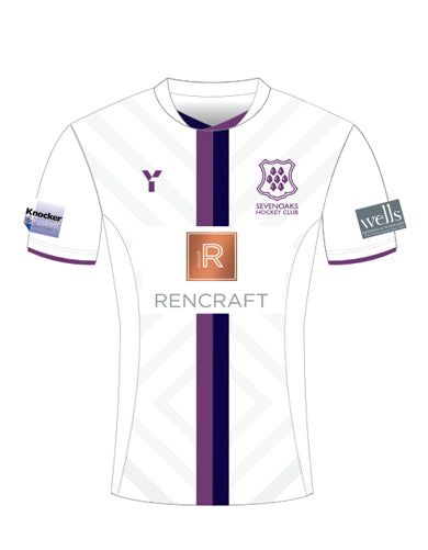Sevenoaks HC - Men's Away Playing Shirt White  (A)