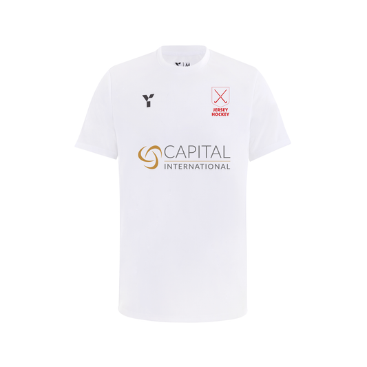 Jersey Hockey - Short Sleeve Training Top Men's White (Capital International)