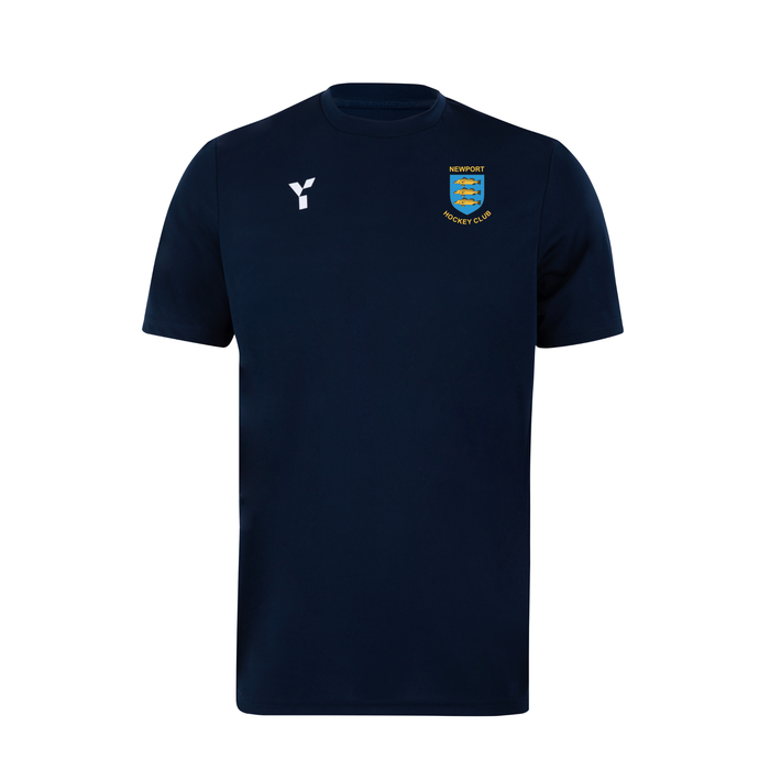 Newport HC - Junior Short Sleeve Training Top Unisex Navy