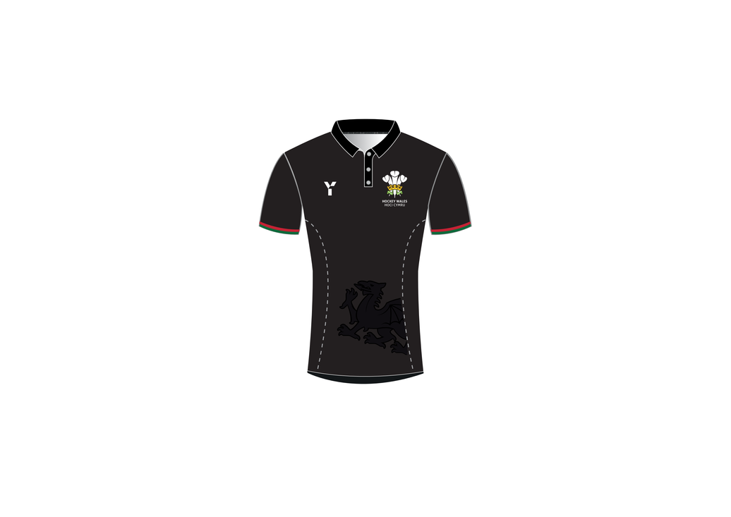 Hockey Wales - Mens Playing Top Black (SALE)