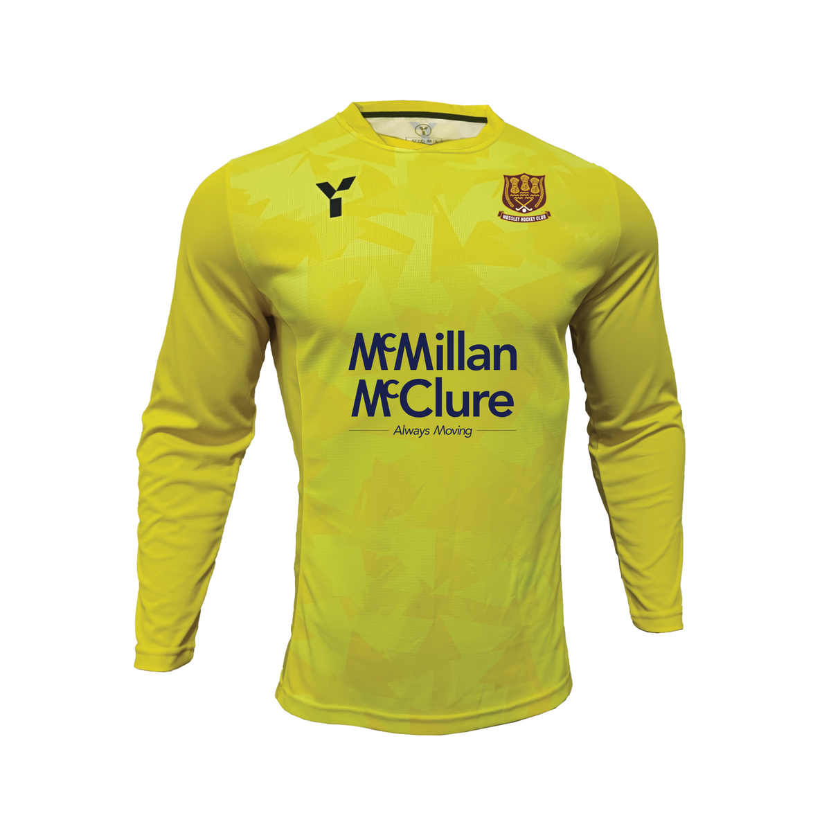 Mossley HC - GK Smock (Long Sleeve) - Yellow club teamwear by Y1