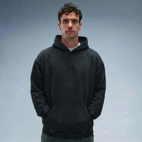 Oversized Courtside Hood Black