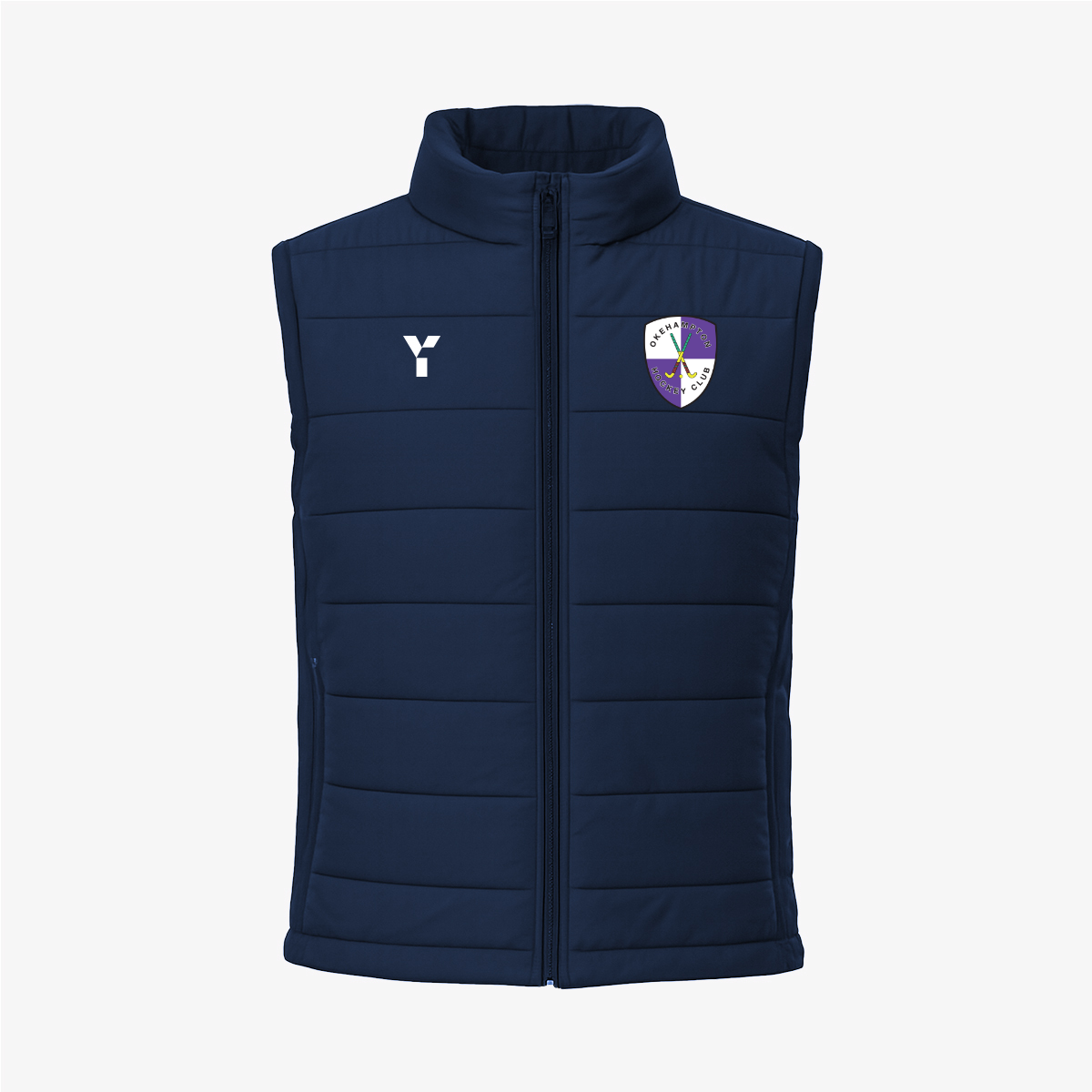 Okehampton HC - Gilet Women's Navy club teamwear by Y1