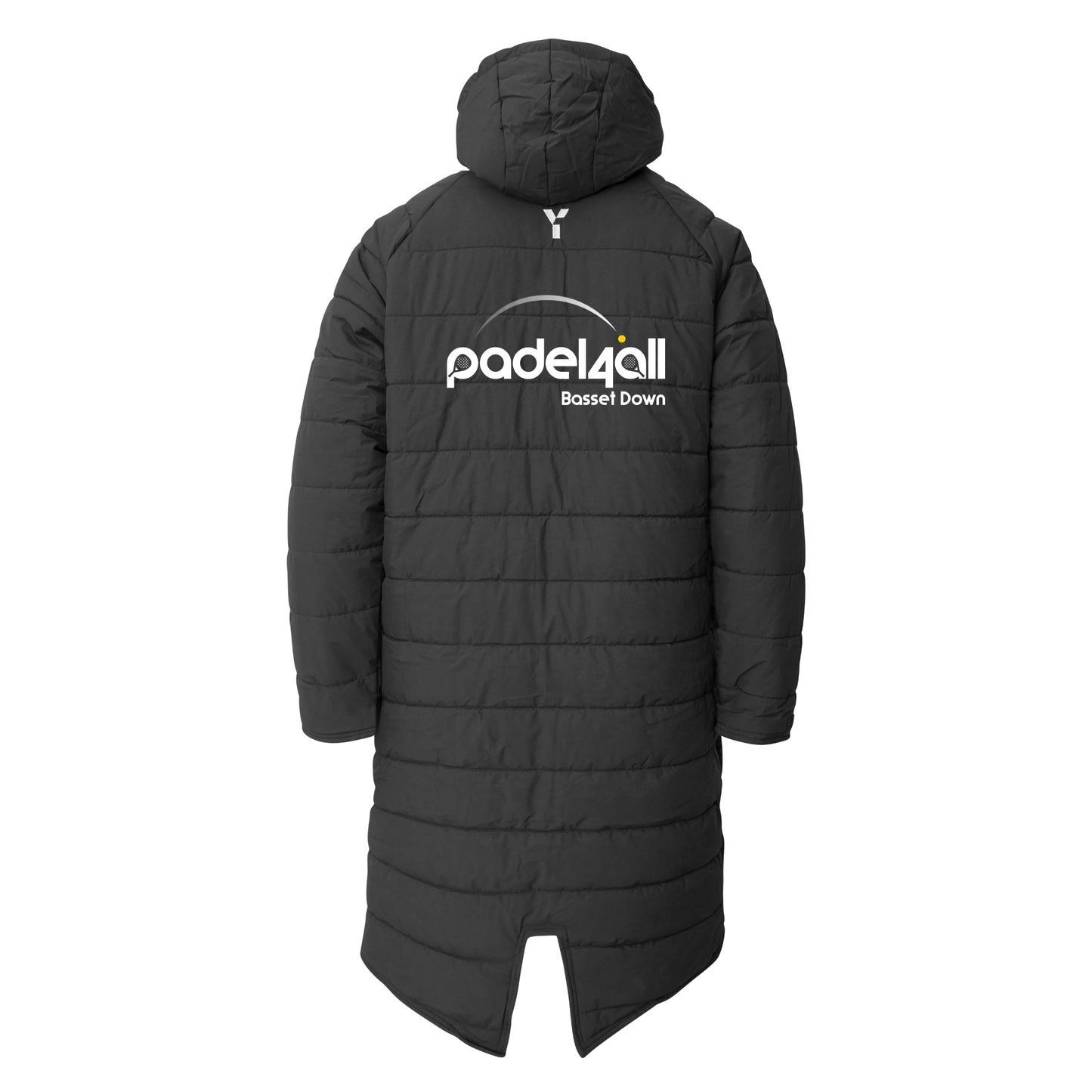 Padel4All Basset Down - Bench Jacket Unisex Black