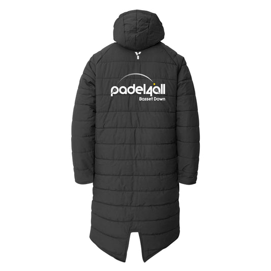 Padel4All Basset Down - Bench Jacket Unisex Black