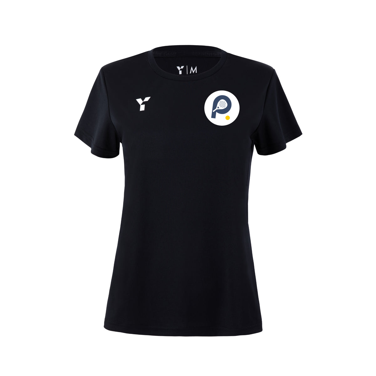 Padel4All Garon Park - Short Sleeve Training Top Women's Black by Y1