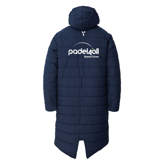 Padel4All Basset Down - Bench Jacket Unisex Navy