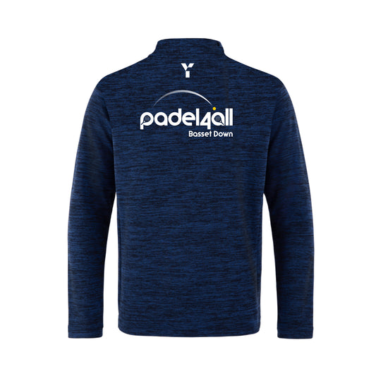 Padel4All Basset Down - Fugi Quarter Zip Unisex Navy Melange