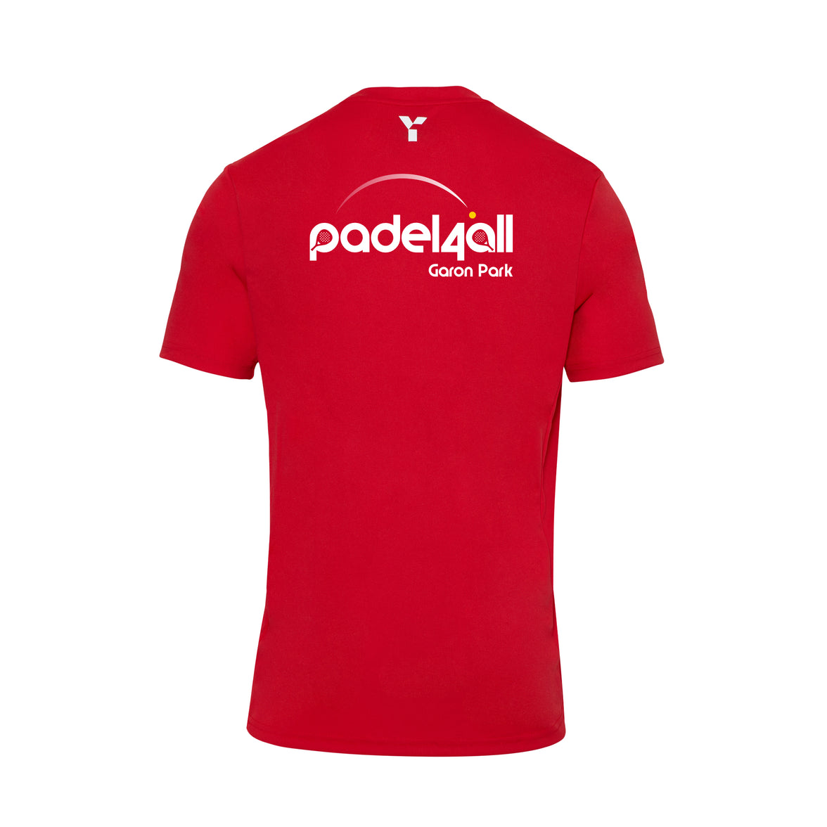 Padel4All Garon Park - Junior Short Sleeve Training Top Unisex Red
