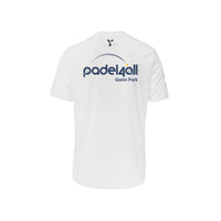 Padel4All Garon Park - Junior Short Sleeve Training Top Unisex White