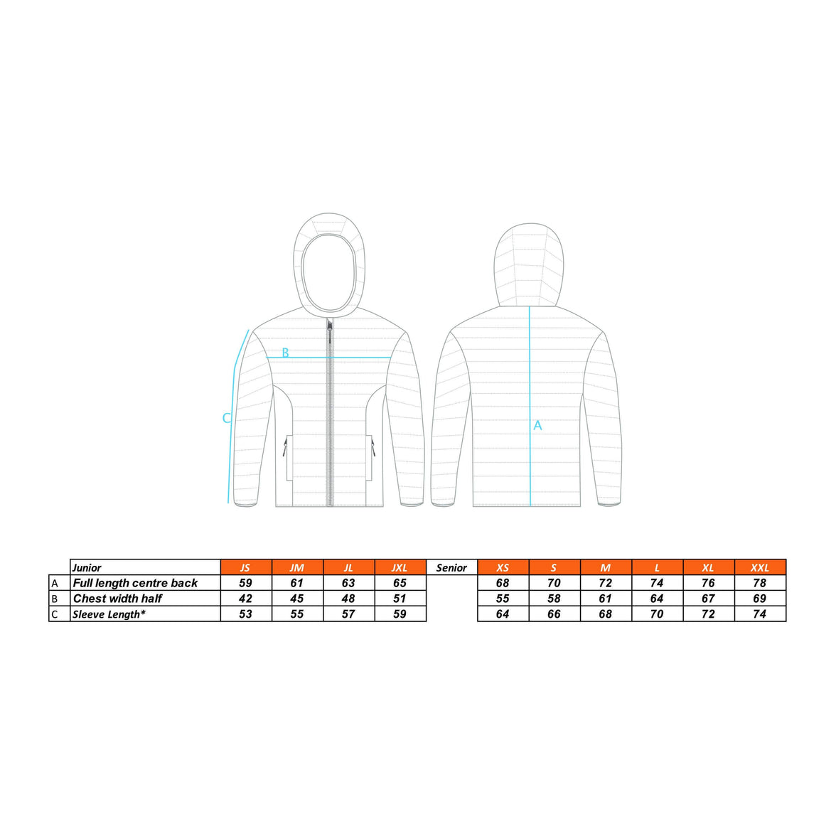 Mansfield HC - Padded Jacket Unisex Navy