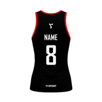 Cheltenham HC - Women's Playing Vest Black [PRE-ORDER]