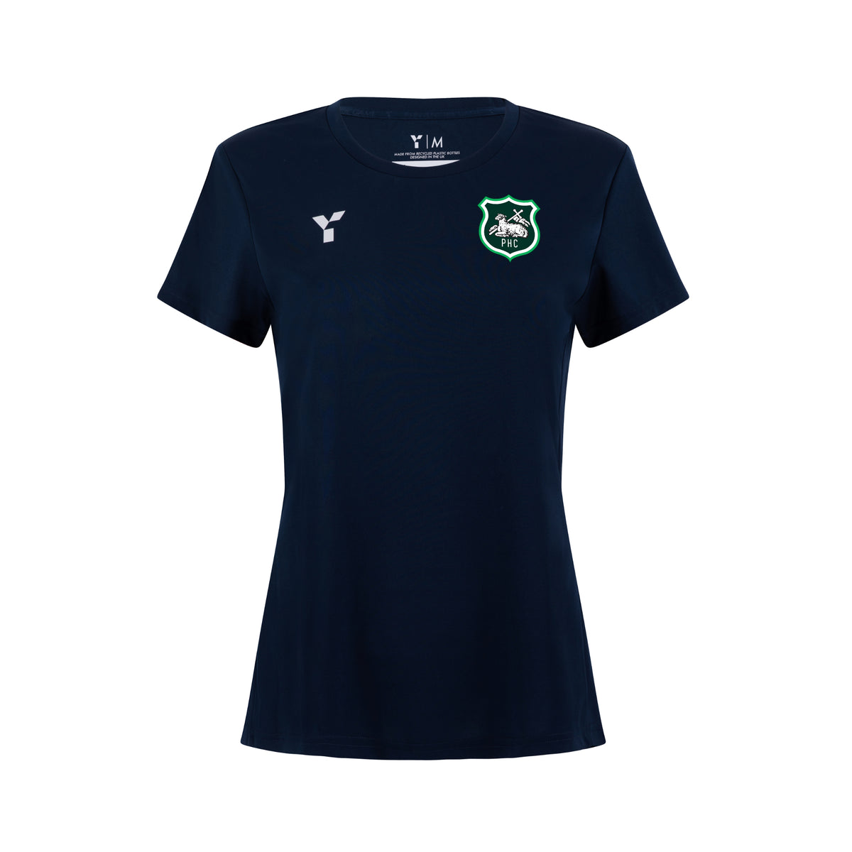 Preston HC - Short Sleeve Training Top Women's Navy club teamwear by Y1