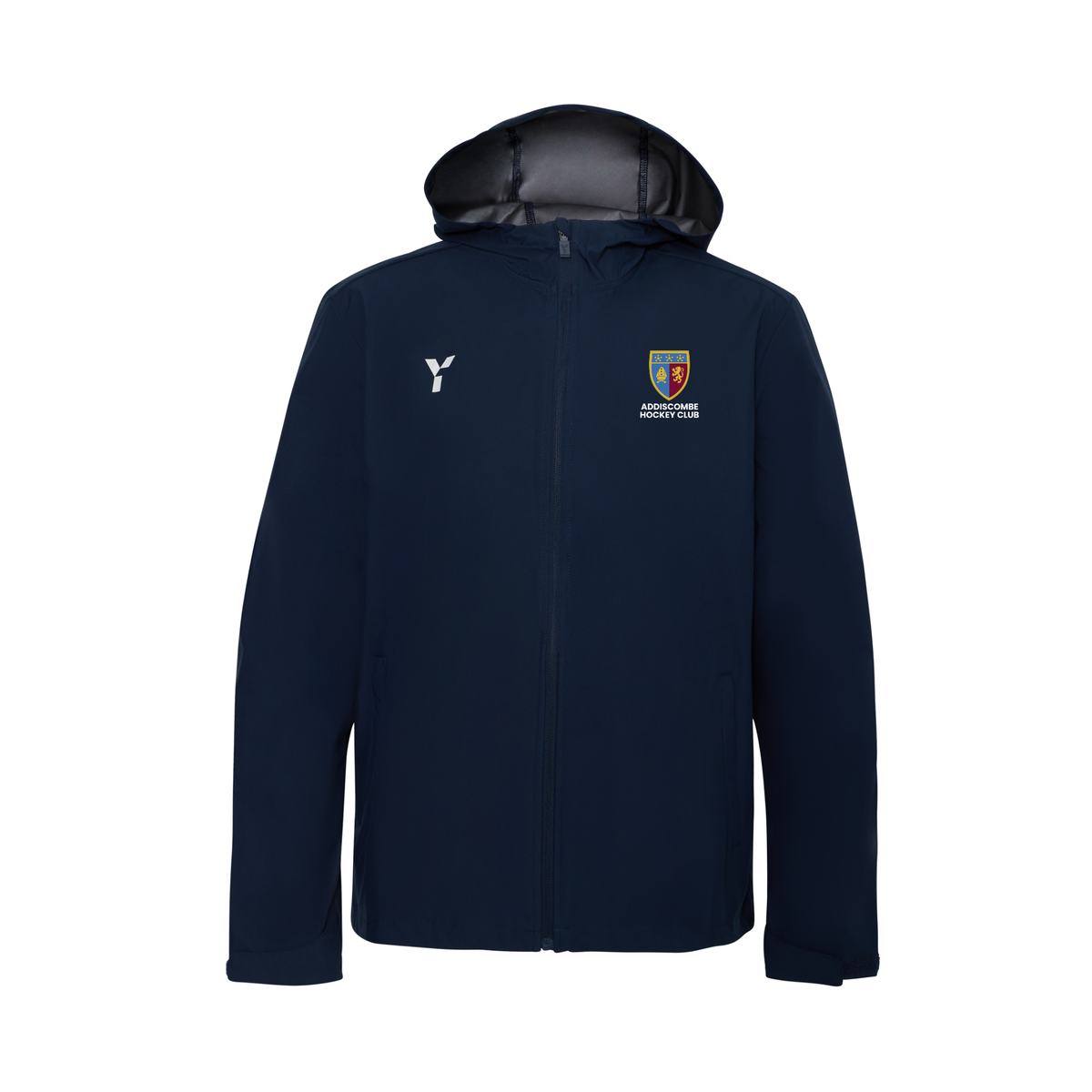 Addiscombe HC - Raincoat Unisex Navy club teamwear by Y1