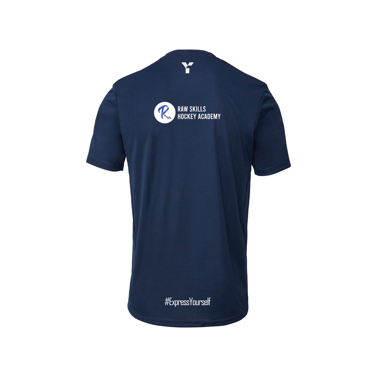 Raw Skills - Coach Short Sleeve Training Top Women's Navy club teamwear by Y1 - view 2