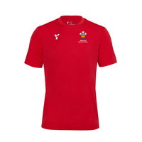 Wales Masters - Short Sleeve Training Top Men's Red