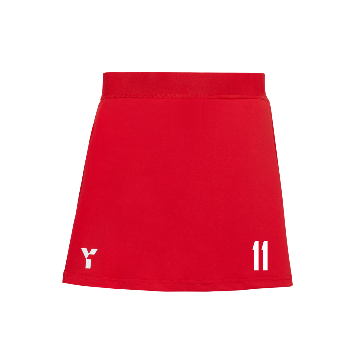 Wales Masters - Skort Women's Red club teamwear by Y1