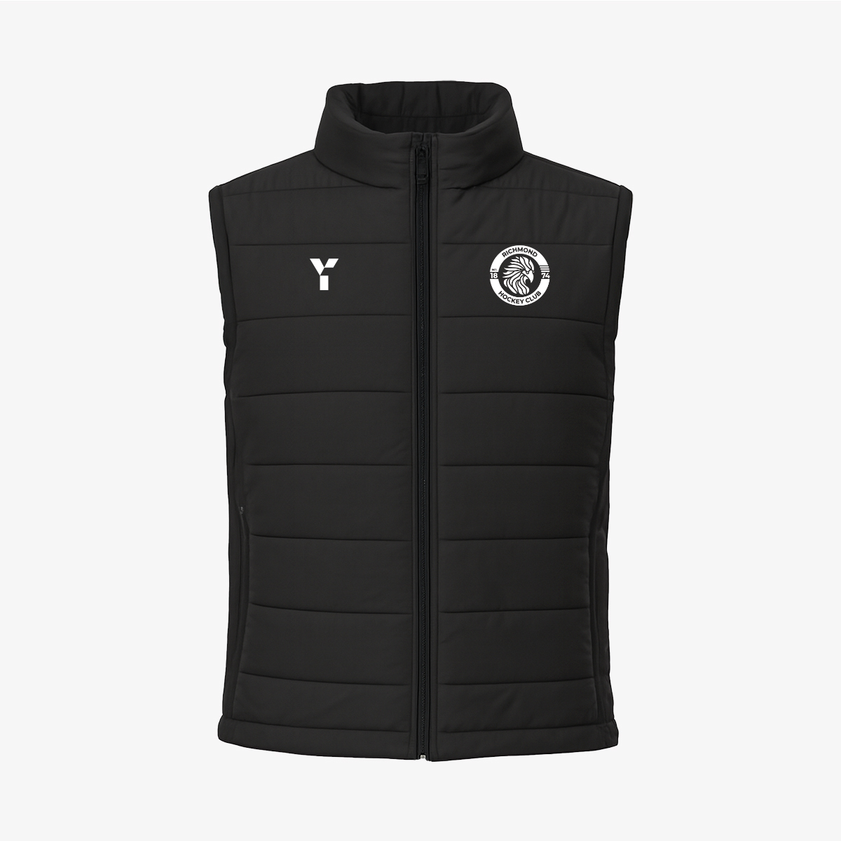 Richmond HC - Gilet Women's Black club teamwear by Y1