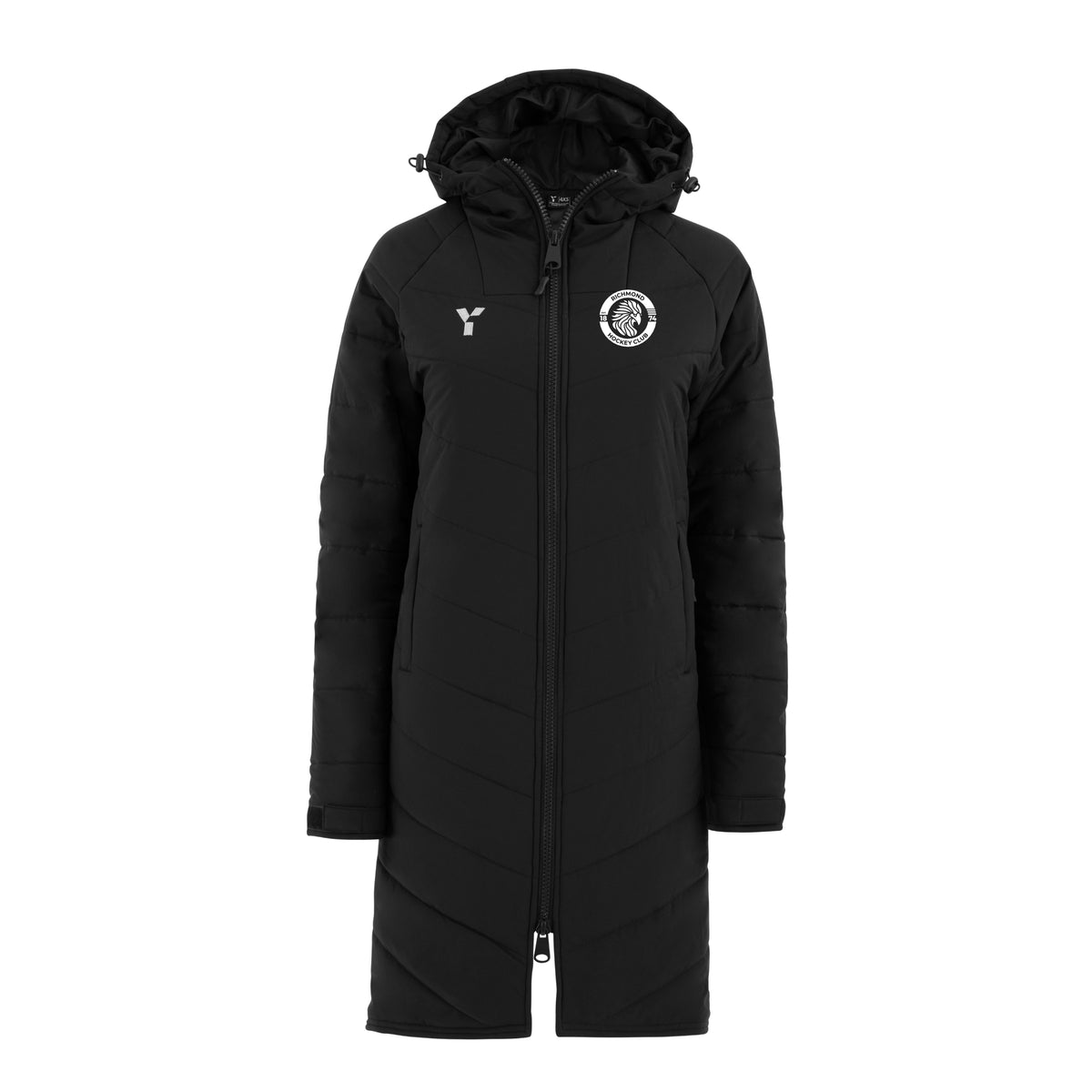 Richmond HC - Bench Jacket Unisex Black club teamwear by Y1