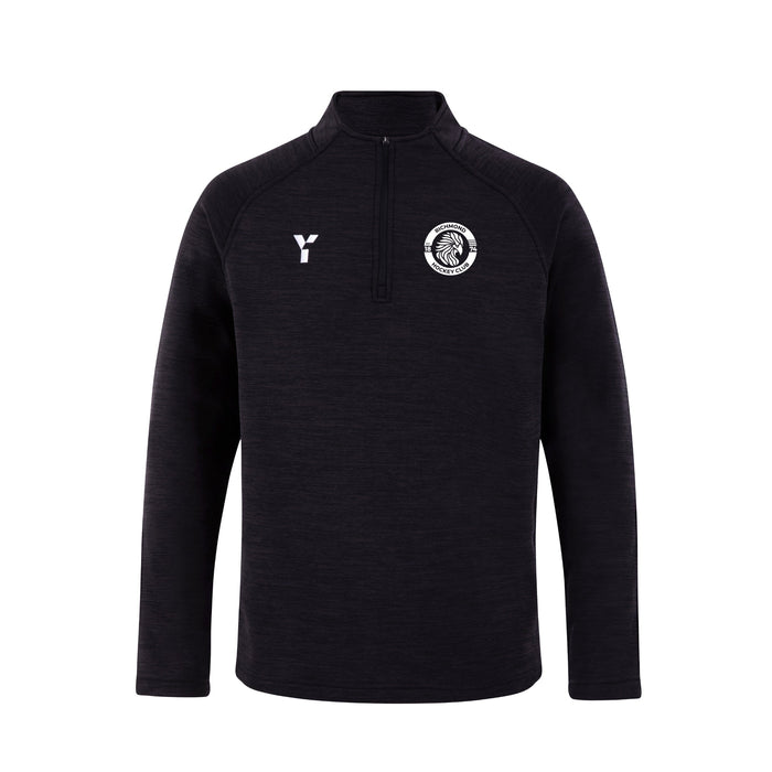 Richmond HC - Fugi Quarter Zip Unisex Black Melange (SALE)