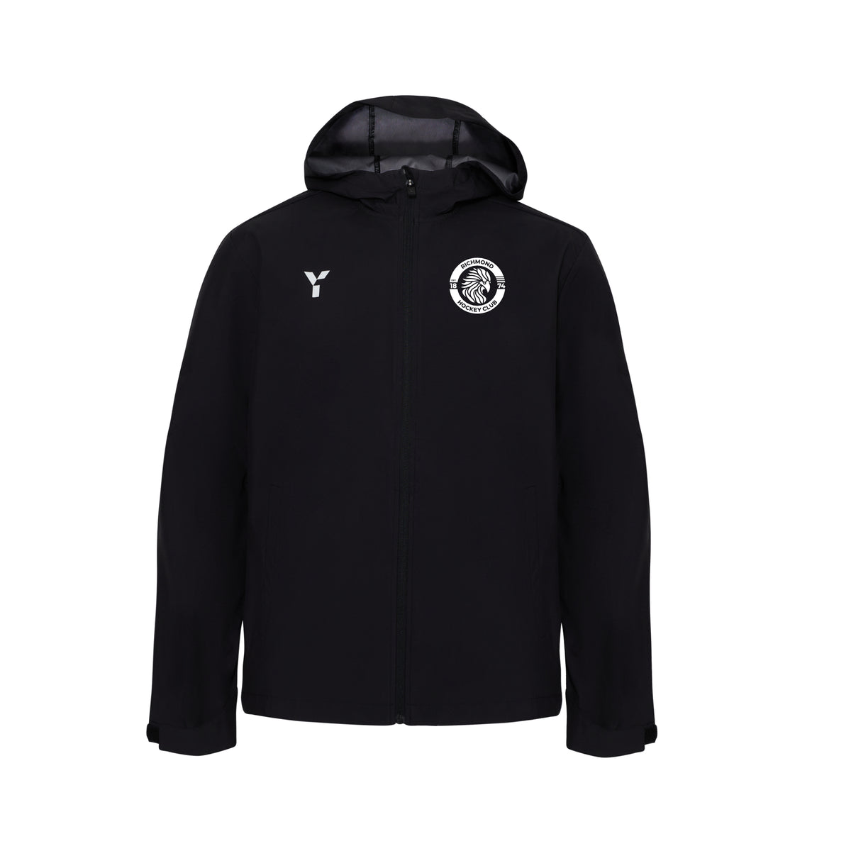 Richmond HC - Raincoat Unisex Black club teamwear by Y1