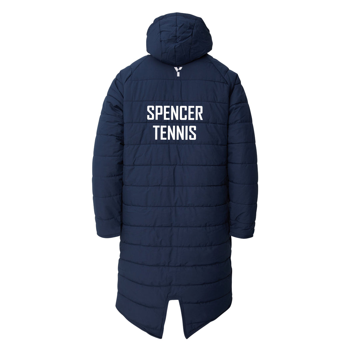 Spencer Tennis - Bench Jacket Unisex Navy club teamwear by Y1 - view 2
