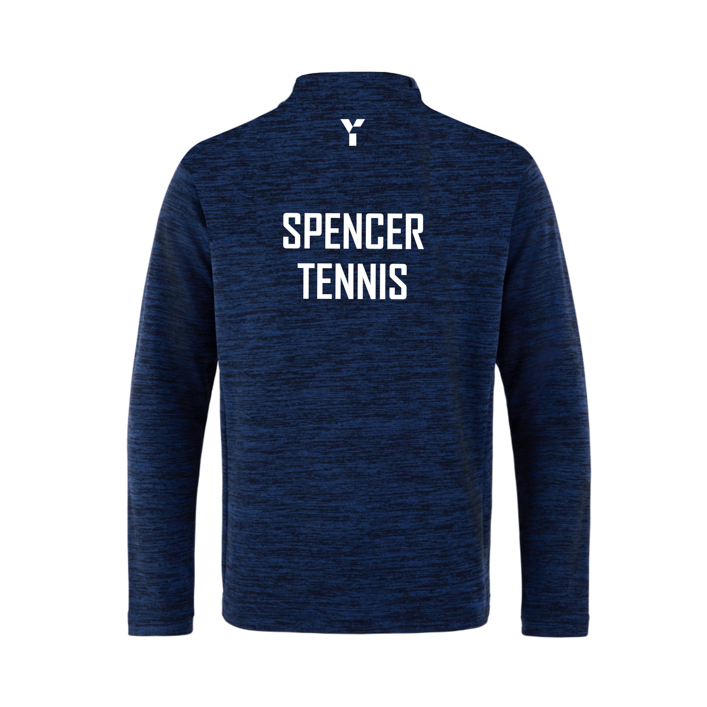 Spencer Tennis - Fugi Quarter Zip Unisex Navy Melange