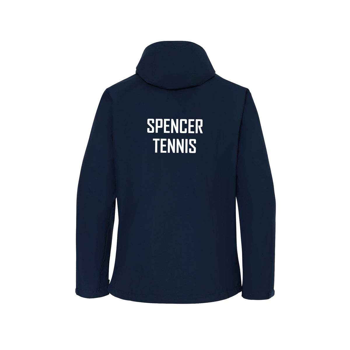 Spencer Tennis - Raincoat Unisex Navy club teamwear by Y1 - view 2