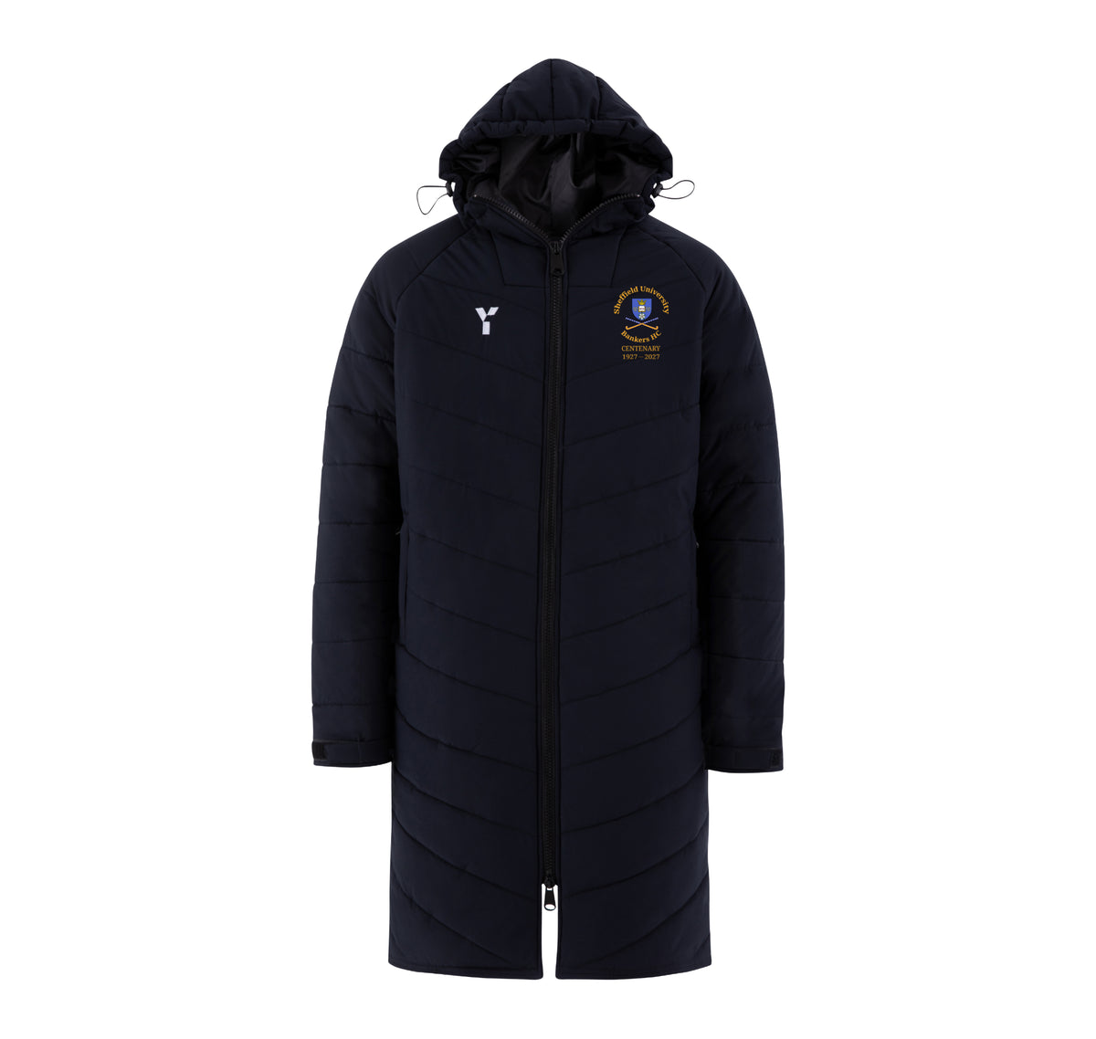 Sheffield Uni Bankers HC - Bench Jacket Unisex Navy club teamwear by Y1