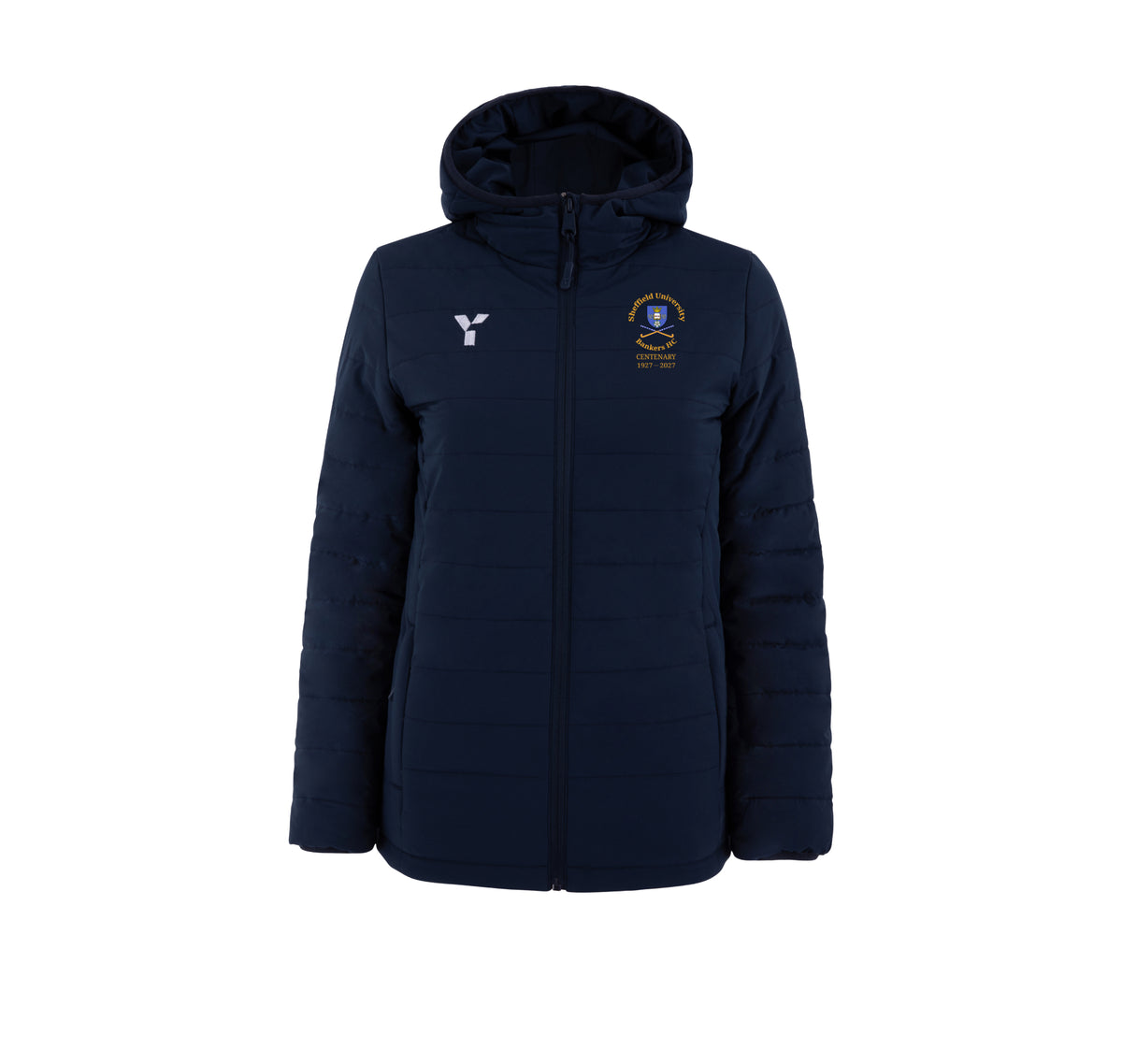 Sheffield Uni Bankers HC - Padded Jacket Unisex Navy club teamwear by Y1
