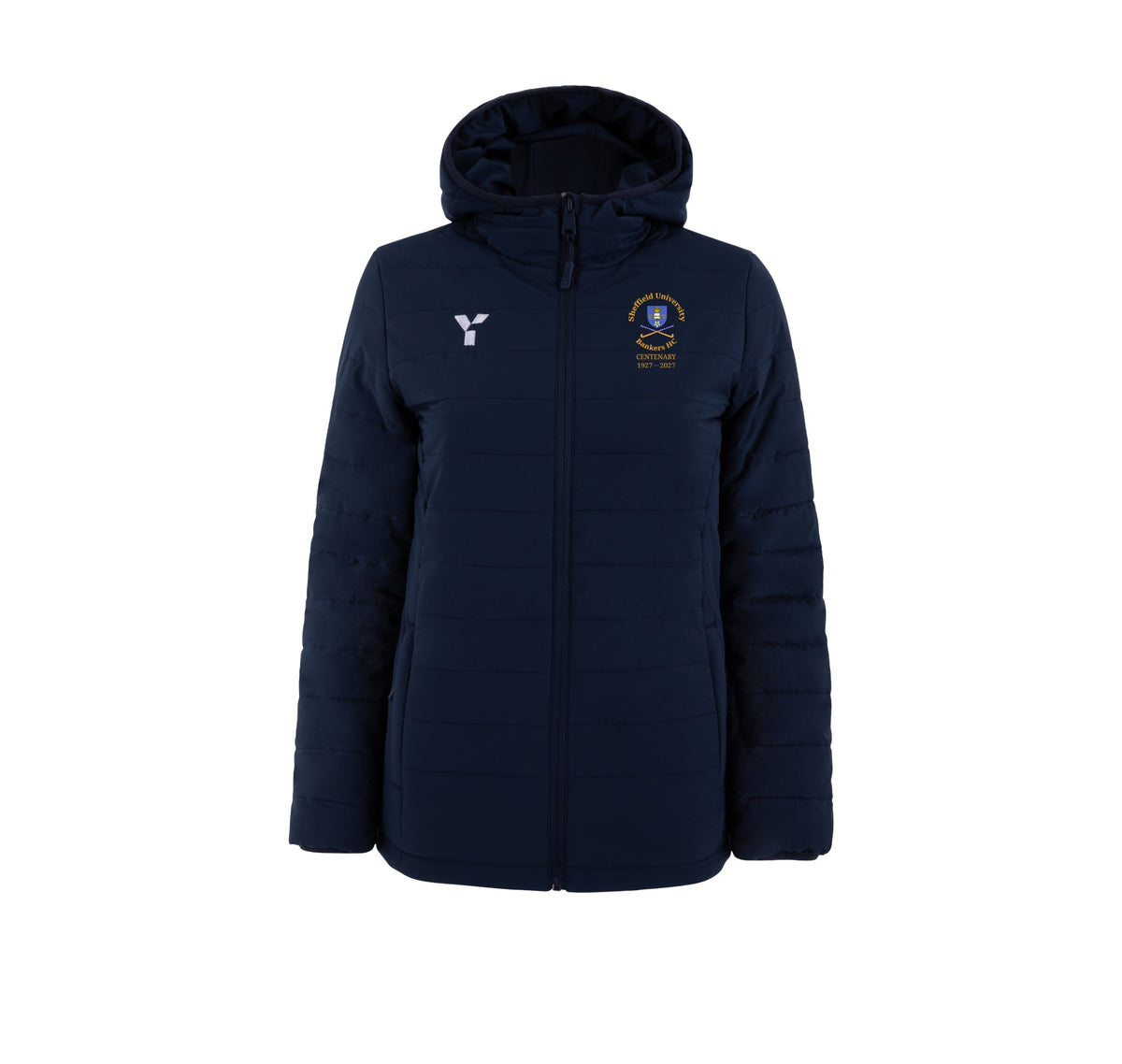 Sheffield Uni Bankers HC - Padded Jacket Unisex Navy club teamwear by Y1