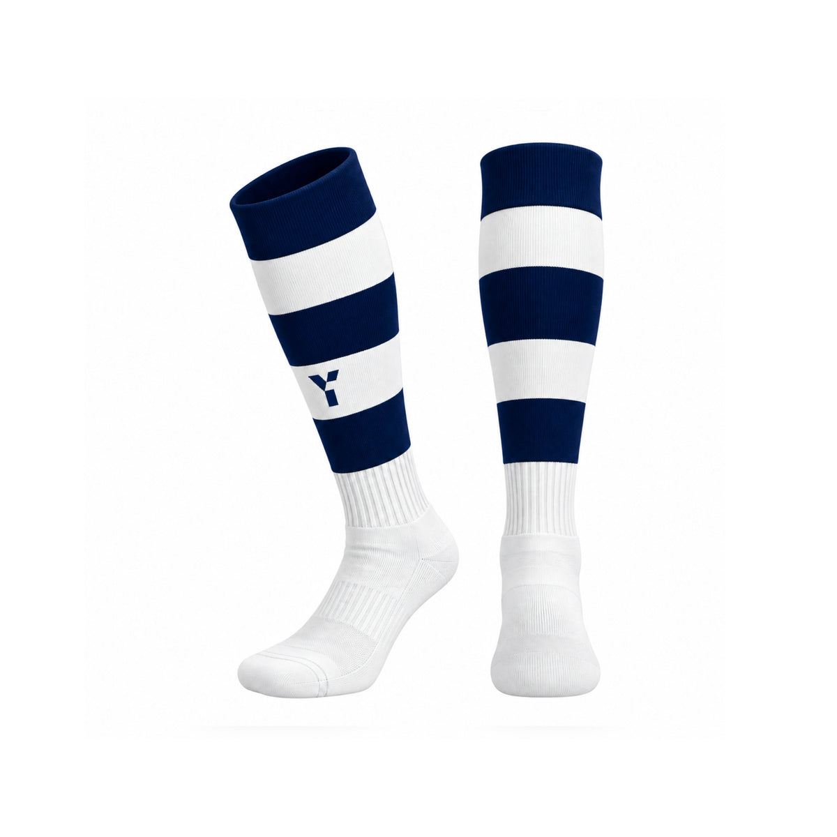 Playing Socks Navy/White