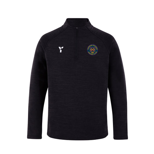 Saffron Walden HC - Fugi Quarter Zip Unisex Black Melange