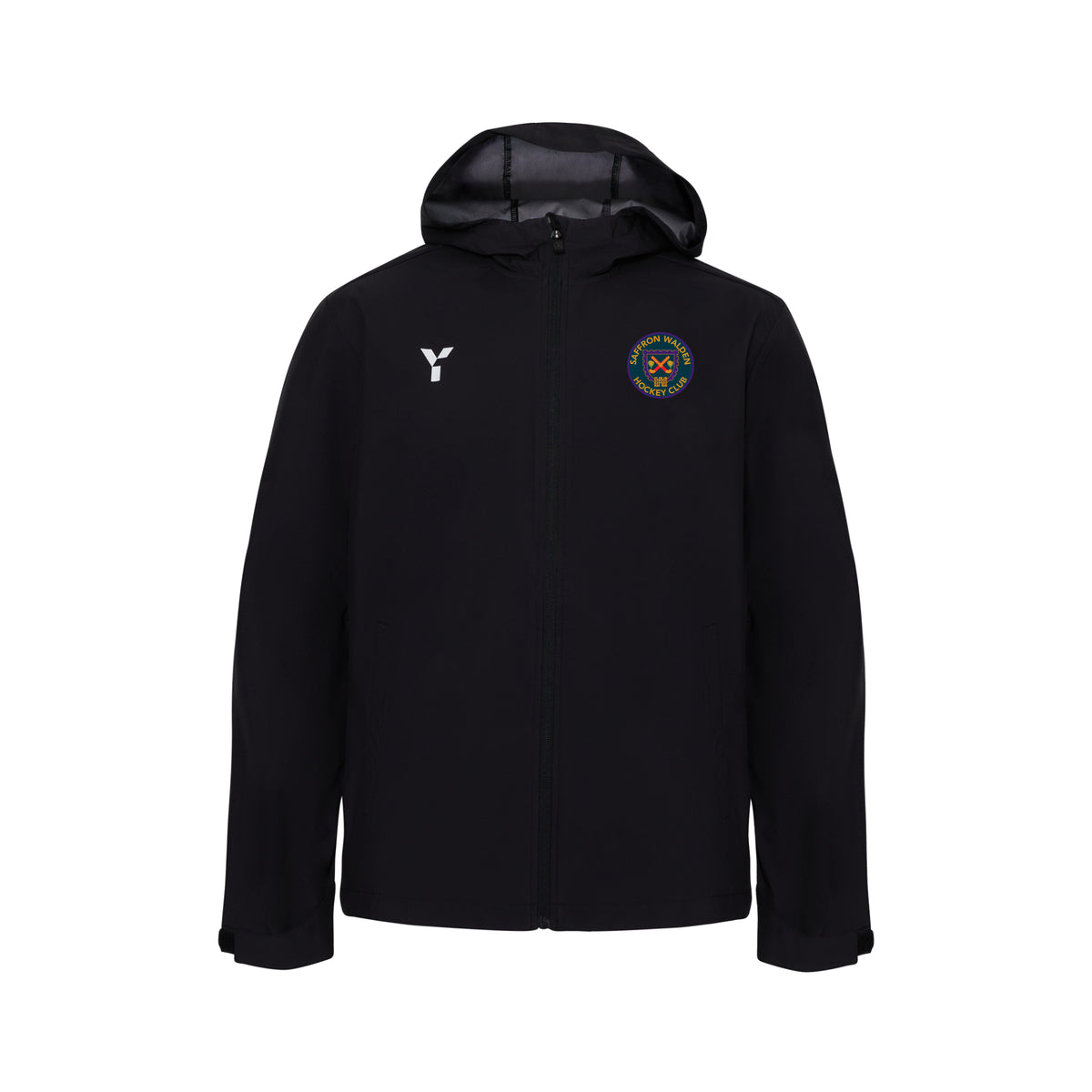 Saffron Walden HC - Raincoat Unisex Black club teamwear by Y1