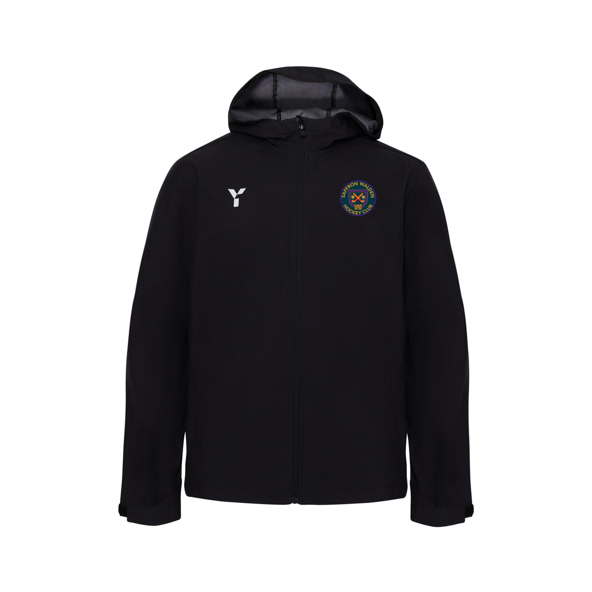 Saffron Walden HC - Raincoat Unisex Black club teamwear by Y1