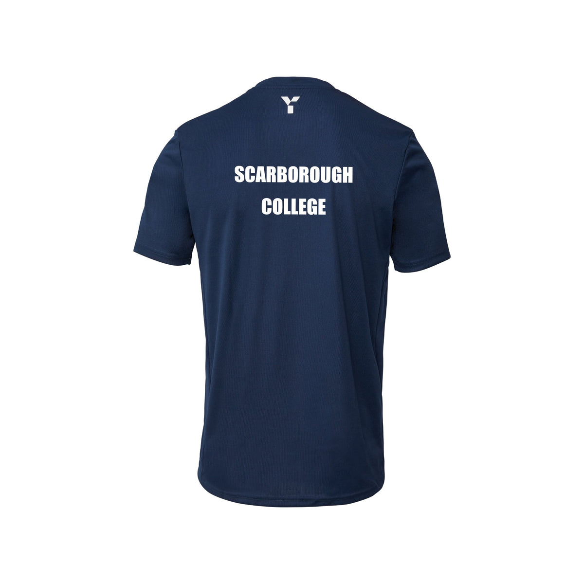 Scarborough College - Short Sleeve Training Top Mens Navy club teamwear by Y1 - view 2