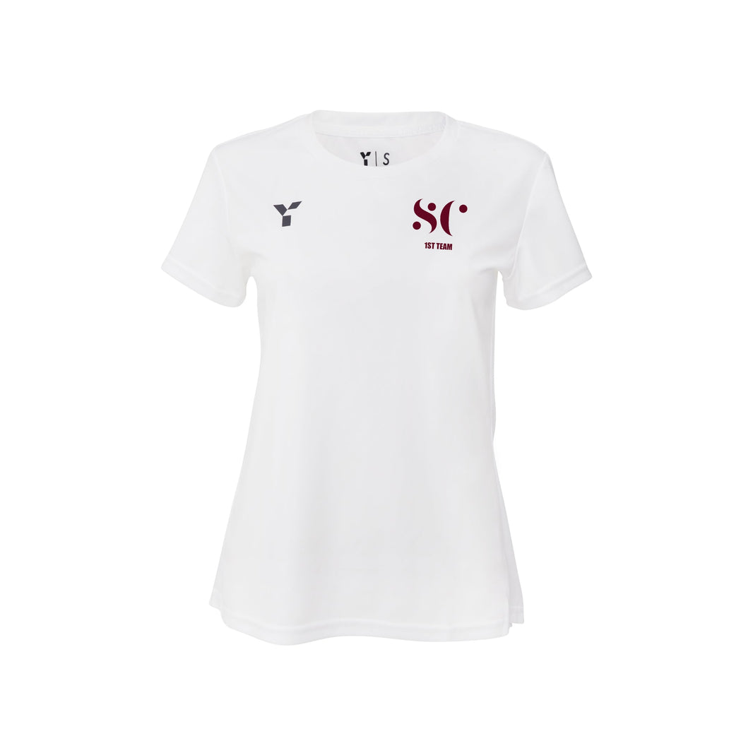 Scarborough College - Short Sleeve Training Top Women's White (SALE)