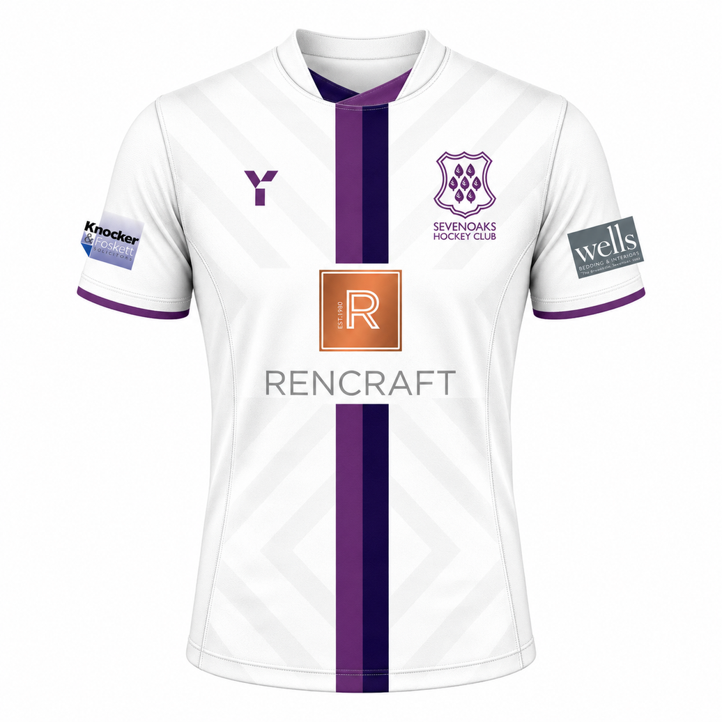Sevenoaks HC - Junior Unisex Away Playing Shirt White (A)