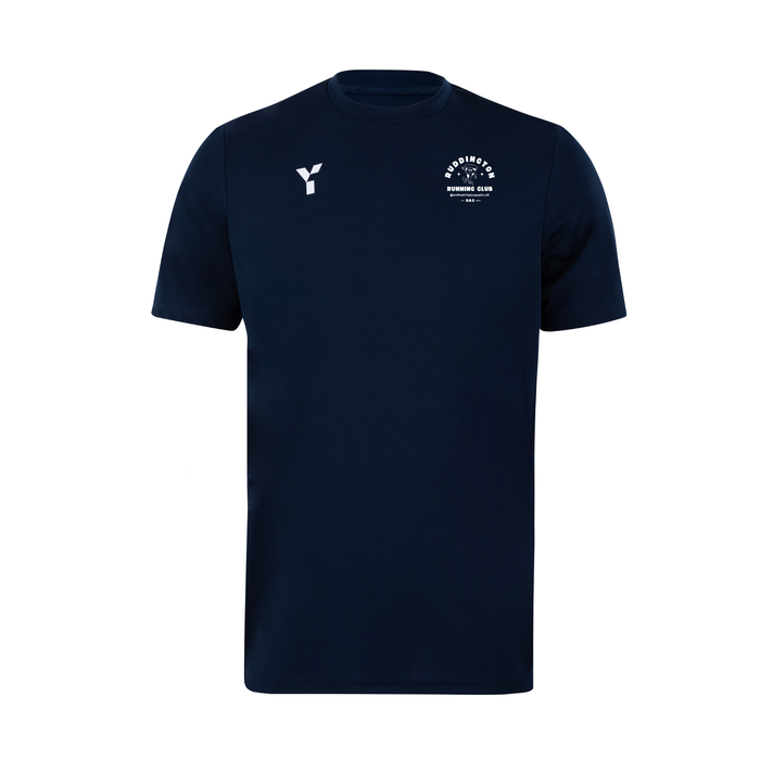 Ruddington RC - Short Sleeve Training Top Men's Navy (Printed Back)