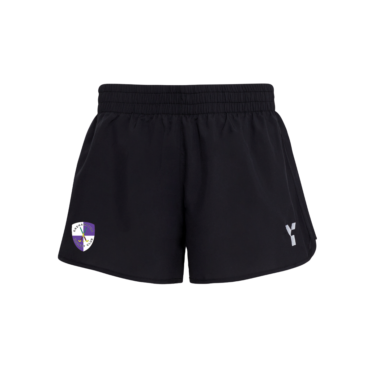 Okehampton HC - Match Shorts Women's Black club teamwear by Y1