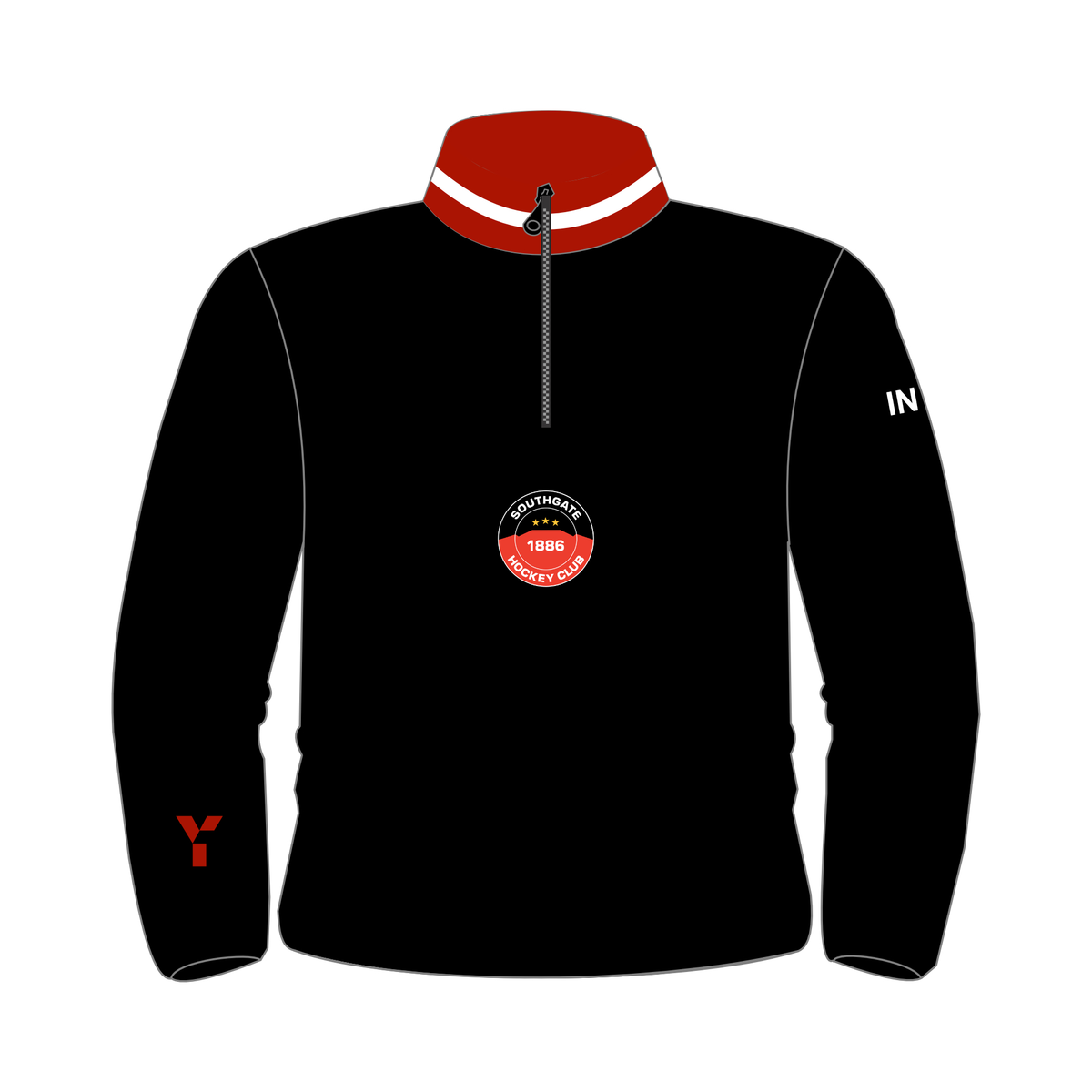 Southgate HC - Retro Quarter Zip club teamwear by Y1